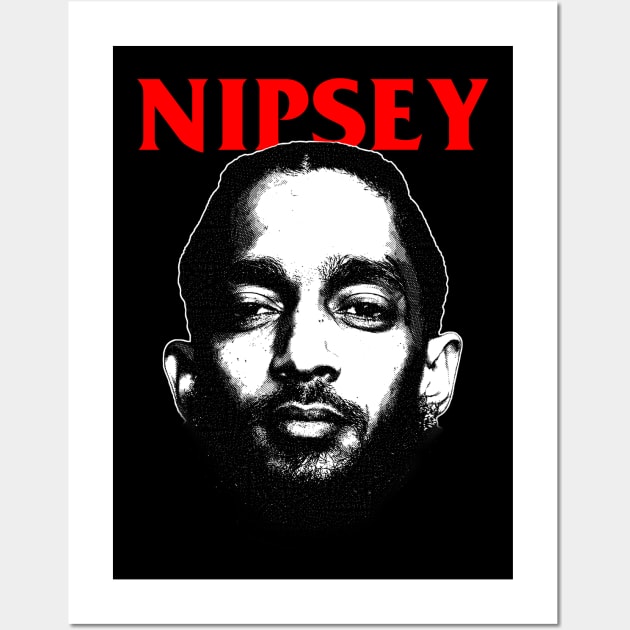 Nipsey - Engraving Wall Art by Parody Merch